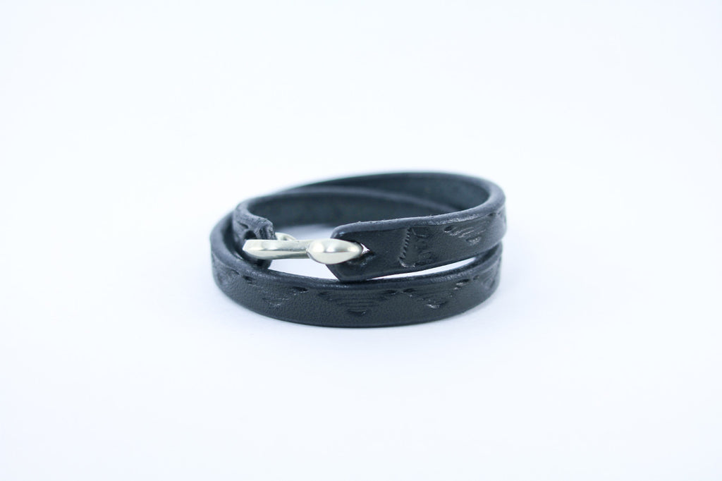Louis Vuitton Patent Leather Wrap Bracelet